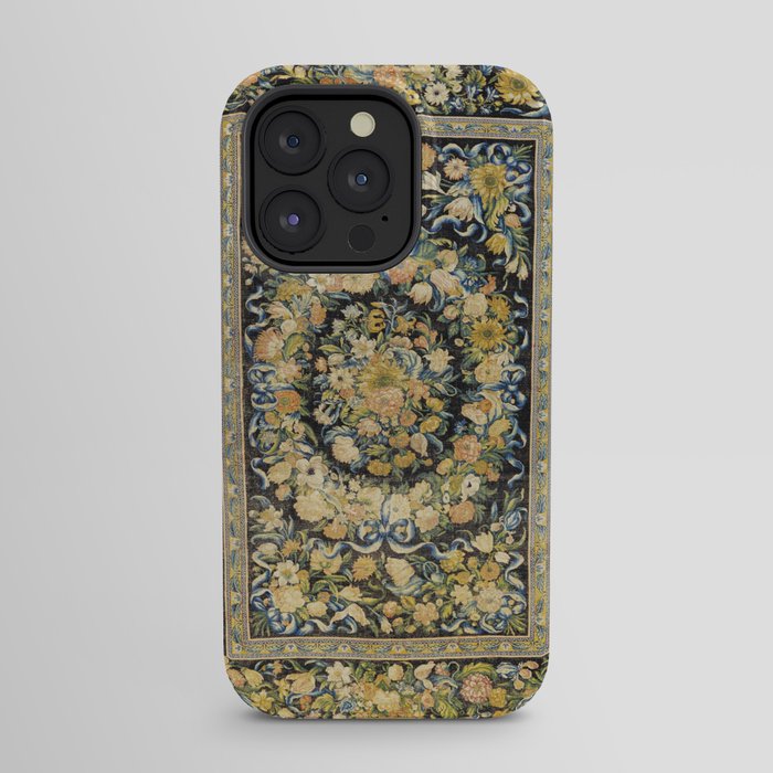 Louis XIV Savonnerie French Floral Carpet Print iPhone Case Gallery Image 23