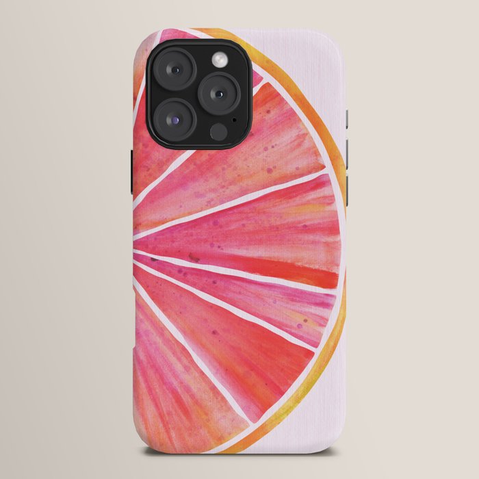 Sunny Grapefruit Watercolor iPhone Case Gallery Image 16