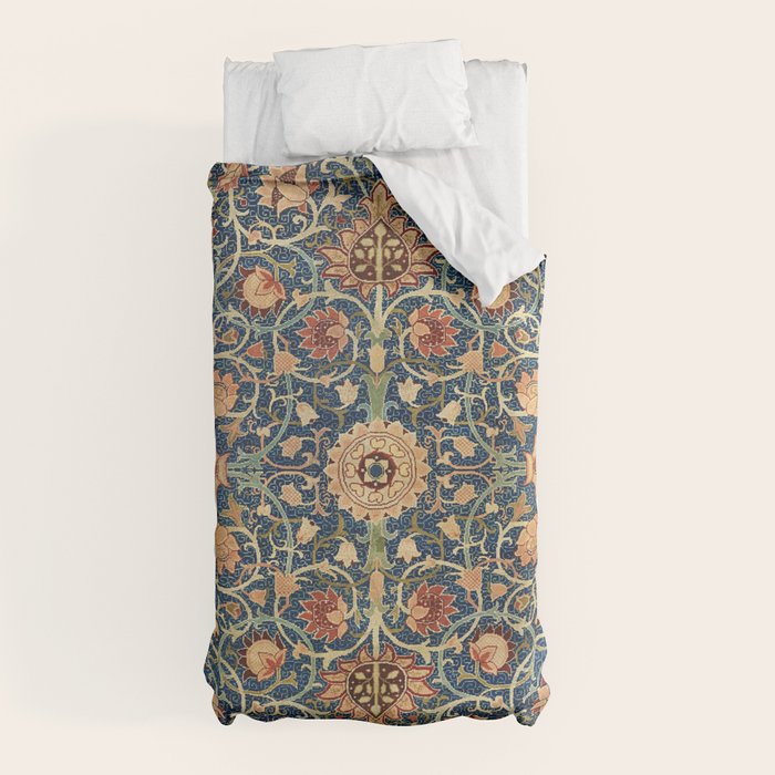William Morris Floral Carpet Print Duvet Cover Gallery Image 10