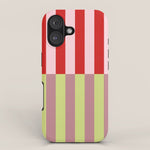 Bold colors stripes design iPhone Case Gallery Image 1