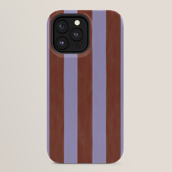 wide stripe in cacao iPhone Case Gallery Image 32