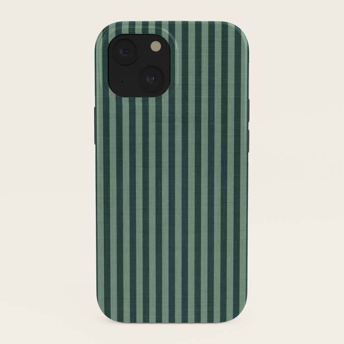 Pinstripe in Green iPhone Case Gallery Image 38