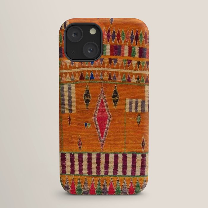 Orange Traditional Moroccan Design iPhone Case Gallery Image 17