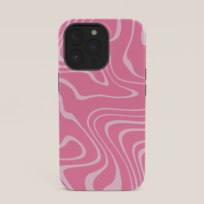 Pink Abstract Swirl Pattern iPhone Case Gallery Image 35