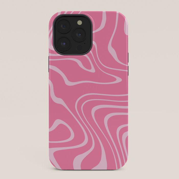 Pink Abstract Swirl Pattern iPhone Case Gallery Image 36