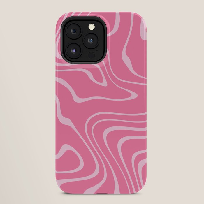 Pink Abstract Swirl Pattern iPhone Case Gallery Image 28