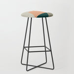 Abstract Geometric 27 Green Stool Gallery Image 1