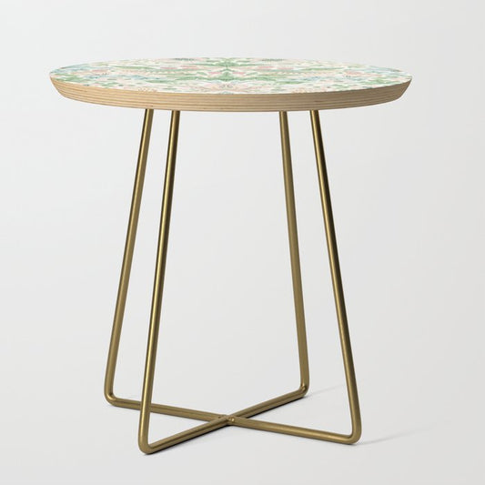 William Morris Strawberry Thief Cochineal Willow Side Table Gallery Image 1
