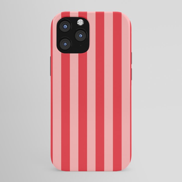 Bold Vertical Stripes Pattern (red/pink) iPhone Case Gallery Image 43