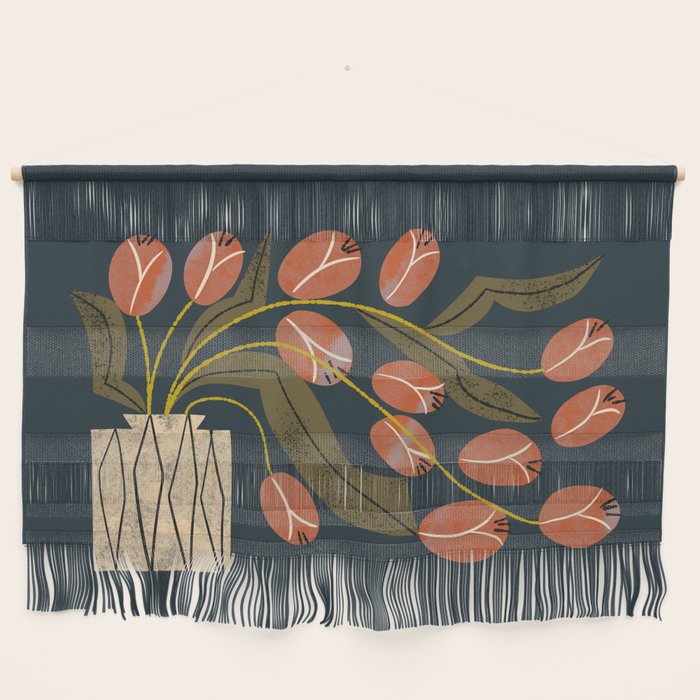 Spilling Red Tulips Wall Hanging Gallery Image 2