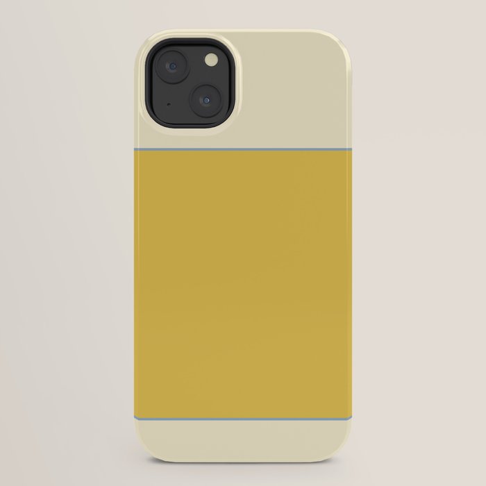 Sunshine Yellow Color Block Warm Vintage iPhone Case Gallery Image 22