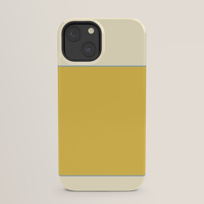 Sunshine Yellow Color Block Warm Vintage iPhone Case Gallery Image 21
