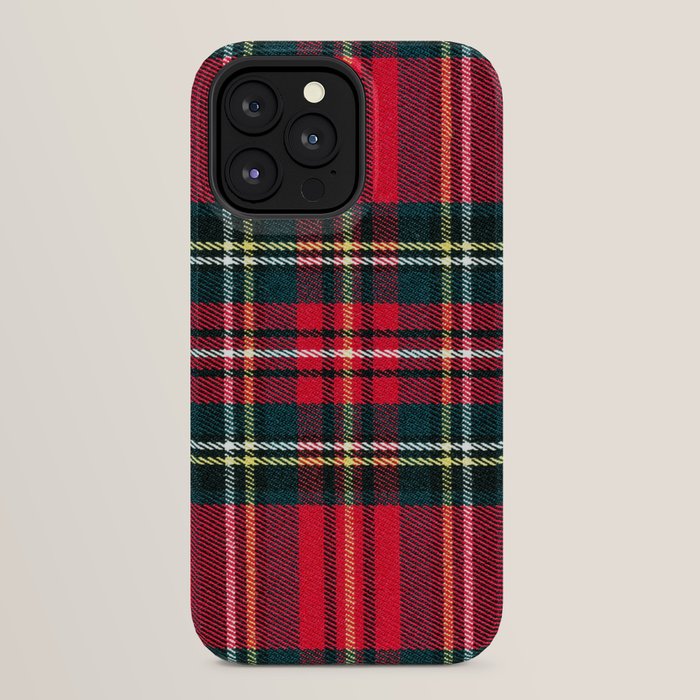 Black Red Tartan Plaid Scottish Pattern iPhone Case Gallery Image 32