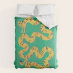 Playful Twisting Tiger Comforter Gallery Image 1