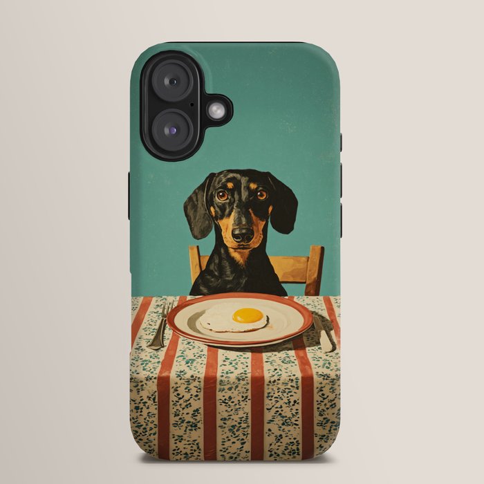 Dachshund Waiting For Breakfast iPhone Case Gallery Image 13