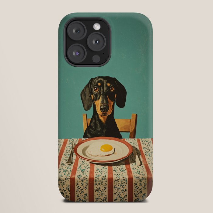 Dachshund Waiting For Breakfast iPhone Case Gallery Image 20