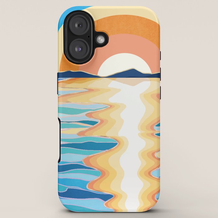 Retro Ocean Sun iPhone Case Gallery Image 5