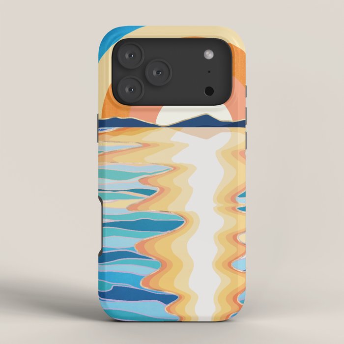 Retro Ocean Sun iPhone Case Gallery Image 4