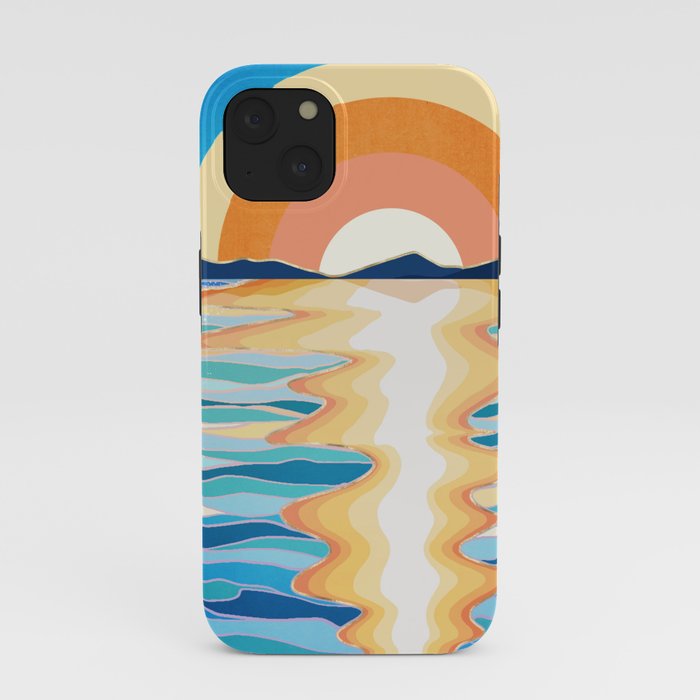 Retro Ocean Sun iPhone Case Gallery Image 37