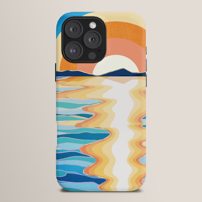 Retro Ocean Sun iPhone Case Gallery Image 16