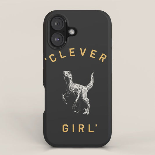 Clever Girl (Dark) iPhone Case Gallery Image 1