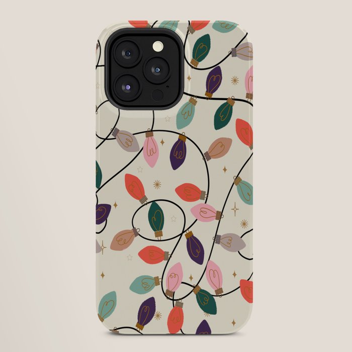 Whimsical Festive String Lights Seamless Pattern iPhone Case Gallery Image 28