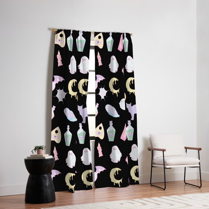 Pastel Goth Window Curtain Gallery Image 6