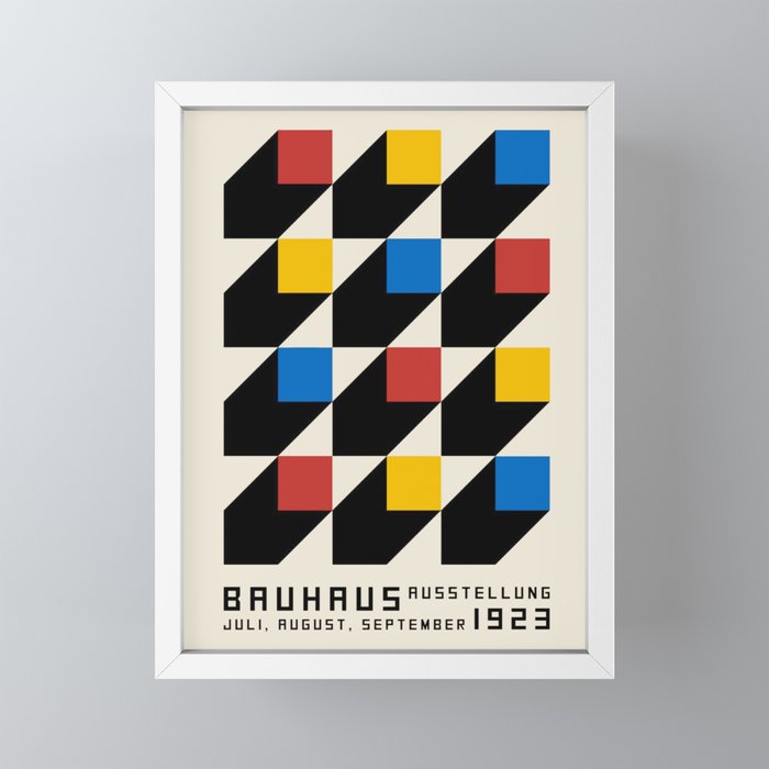Vintage poster-Bauhaus Juli-September 1923. Mini Art Print Gallery Image 4