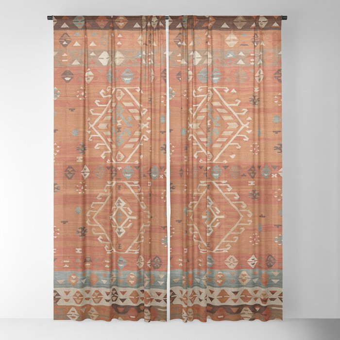 Heritage Traditional Moroccann Rug Design Window Curtain Gallery Image 22