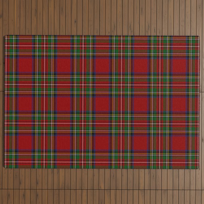 Royal Stewart Tartan Clan Outdoor Rug Gallery Image 4