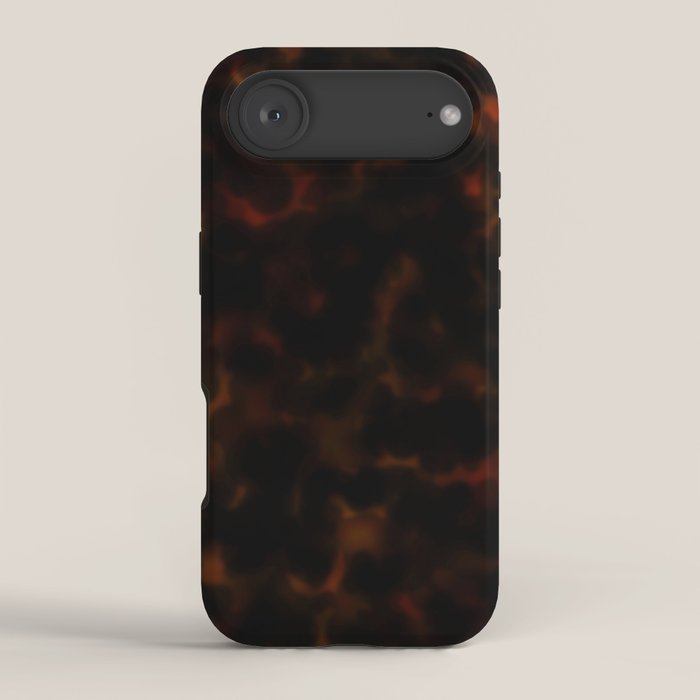 Dark Tortoiseshell Turtle Pattern iPhone Case Gallery Image 2