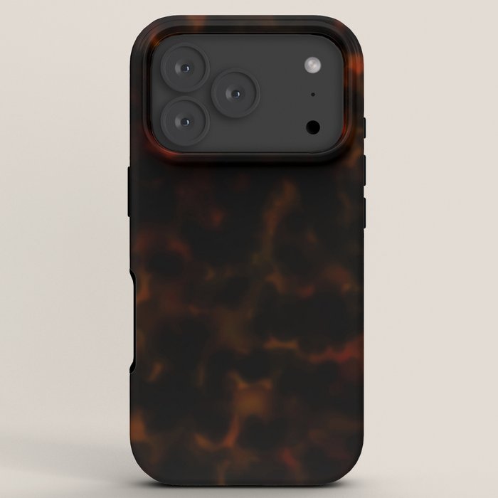Dark Tortoiseshell Turtle Pattern iPhone Case Gallery Image 7