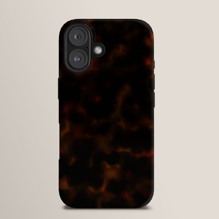 Dark Tortoiseshell Turtle Pattern iPhone Case Gallery Image 13