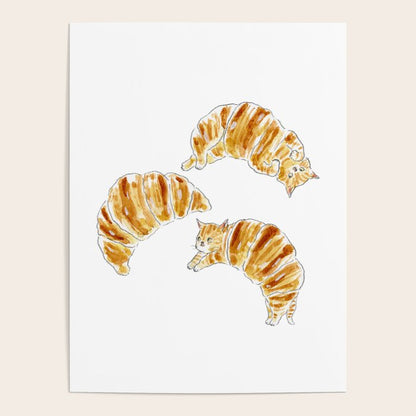 Croissant Cats Poster Gallery Image 4