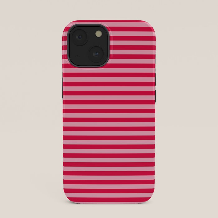 Retro, Beach, Colorful Stripes, Pink and Red iPhone Case Gallery Image 33