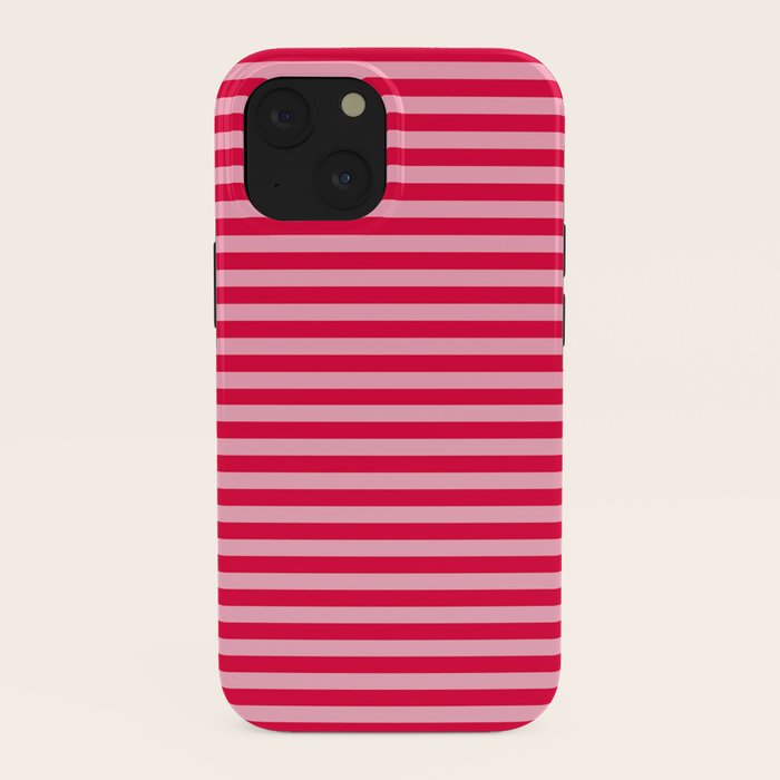 Retro, Beach, Colorful Stripes, Pink and Red iPhone Case Gallery Image 38