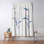 Blue flowers 2 Window Curtain Gallery Image 1