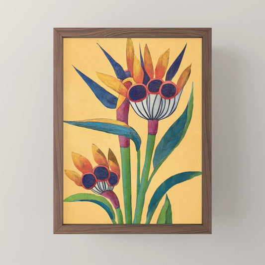 Bird of Paradise in Tropical Bloom Mini Art Print Gallery Image 2