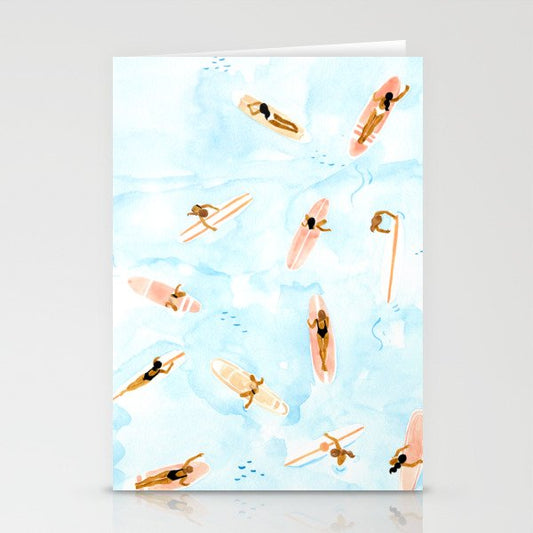 Surfers Stationery Card Gallery Image 1