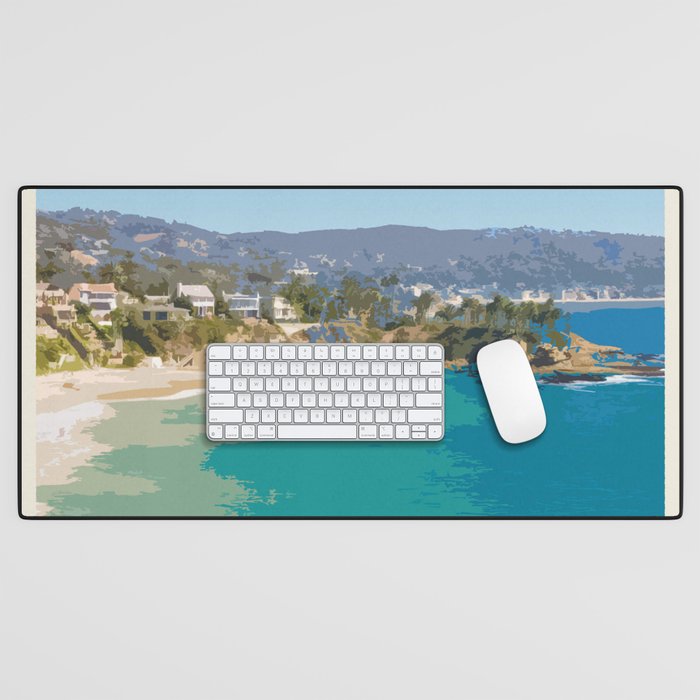 Visit Laguna Beach Desk Mat Gallery Image 1