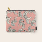 Pink Tiger Pattern 006 Carry All Pouch Gallery Image 1