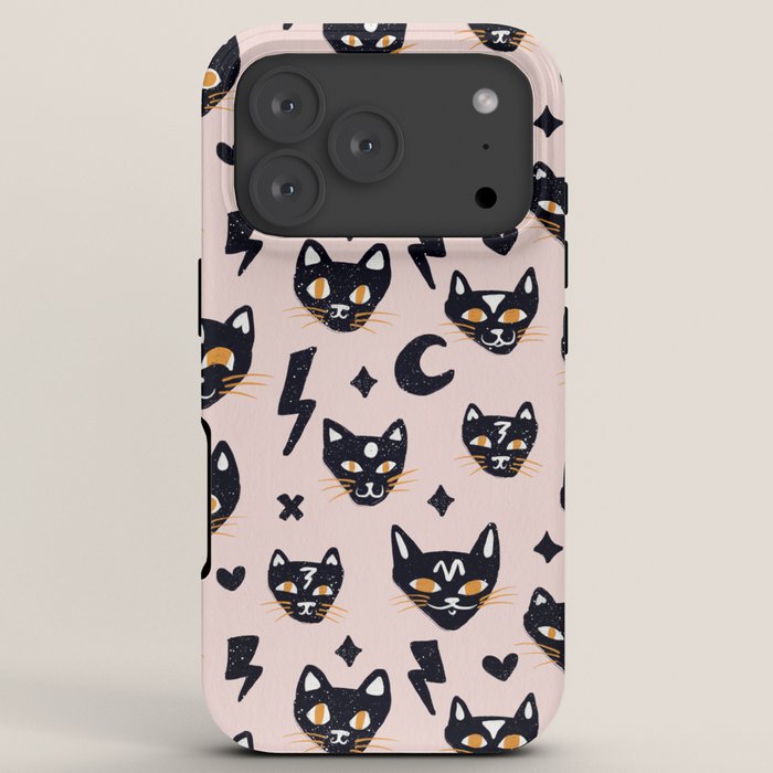 Spooky Kitties â Blush iPhone Case Gallery Image 7