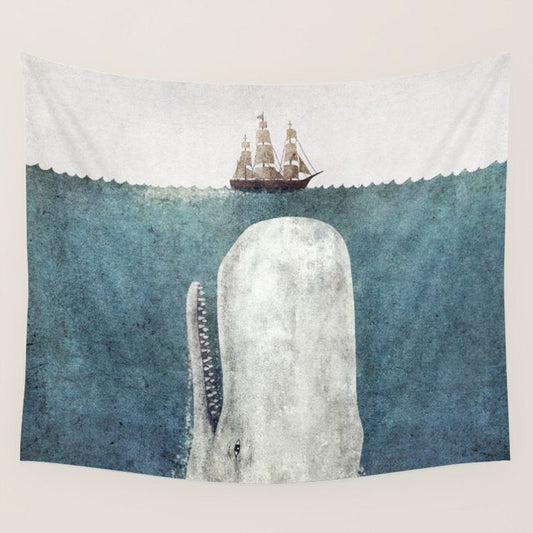 The White Whale Wall Tapestry Gallery Image 1