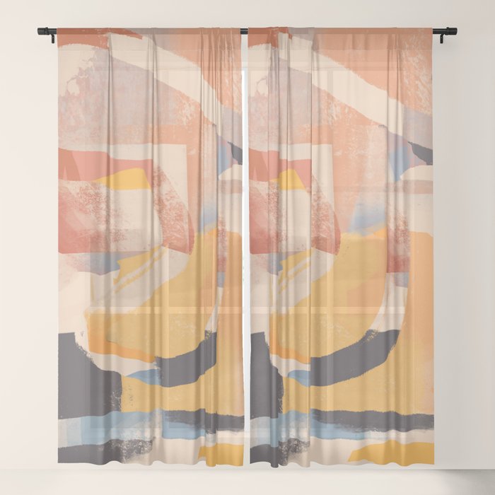 Modern Abstract Art 103 Window Curtain Gallery Image 17