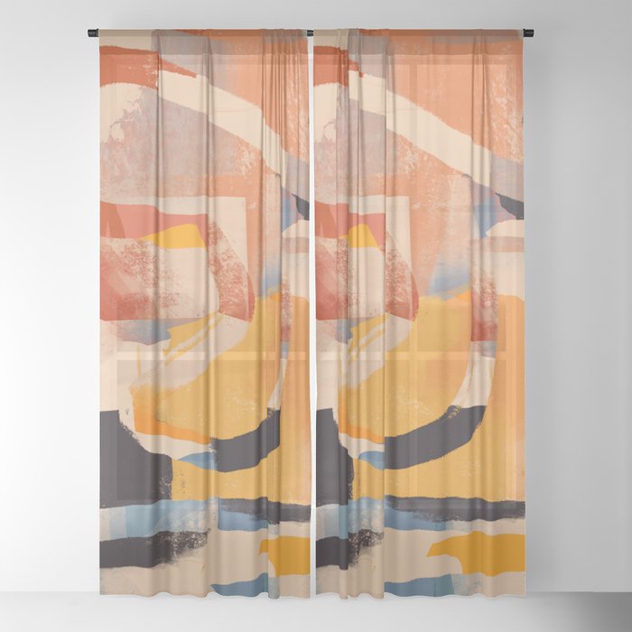 Modern Abstract Art 103 Window Curtain Gallery Image 22