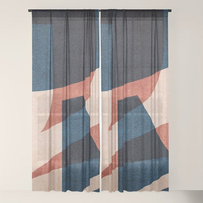 ABSTRACT ALPHABET / Gothic E Window Curtain Gallery Image 22