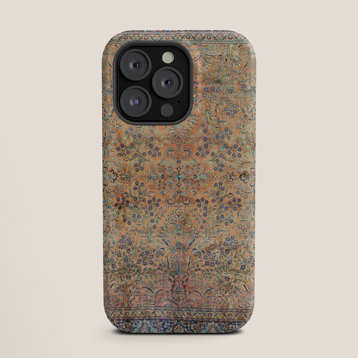 Kashan Floral Persian Carpet Print iPhone Case Gallery Image 19
