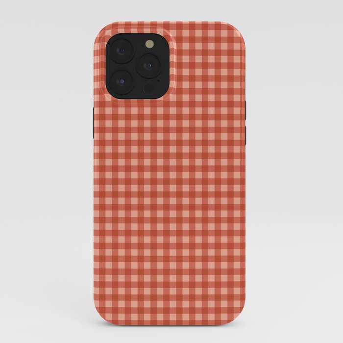 Gingham Plaid Pattern - Strawberry Red iPhone Case Gallery Image 40