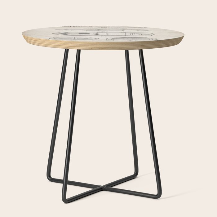 Classic Car Patent - American Car Art - Antique Side Table Gallery Image 2