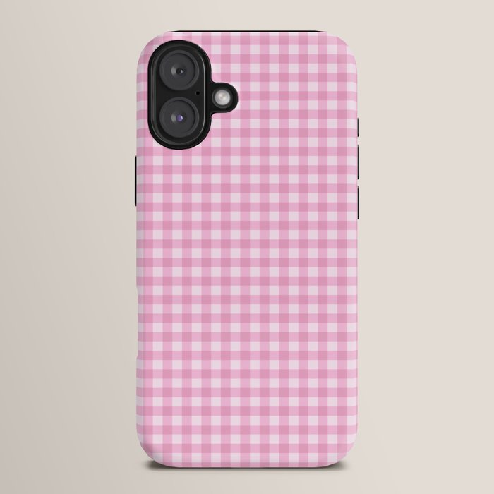 Gingham Plaid Pattern - Pastel Pink iPhone Case Gallery Image 14